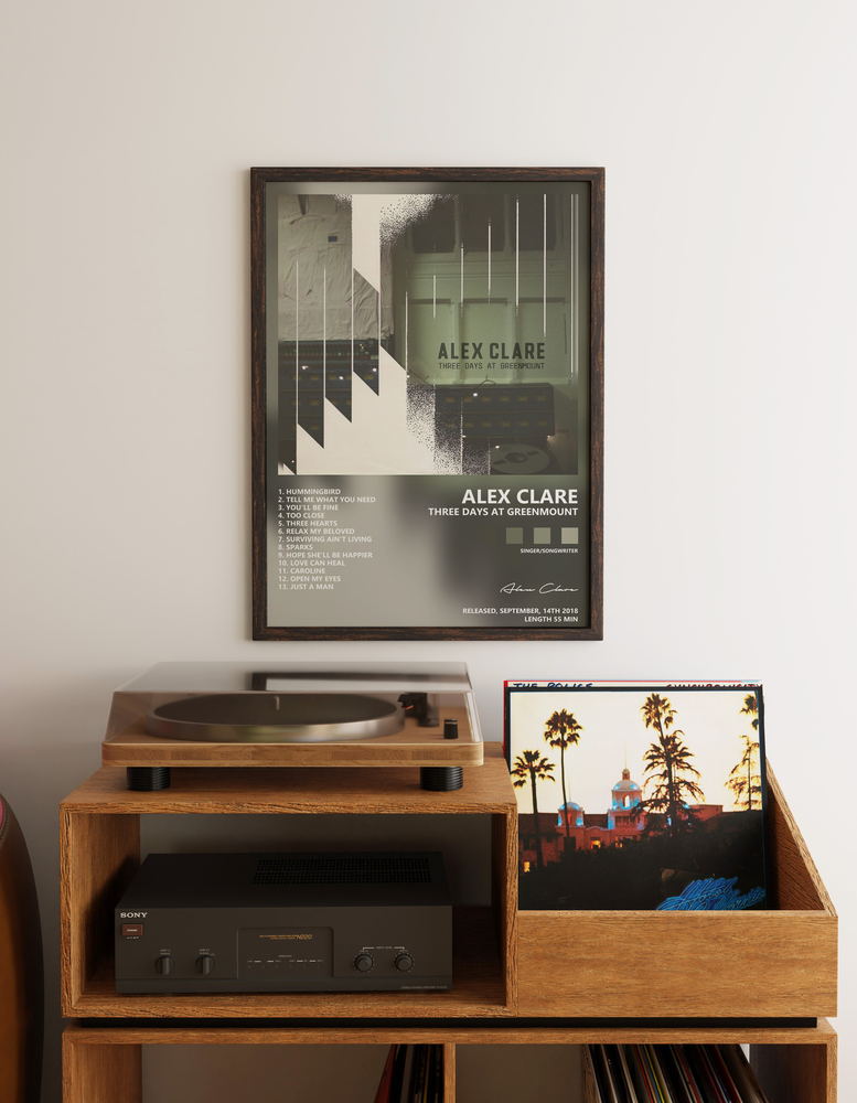 Music poster: Alex Clare - Three Days at Greenmount