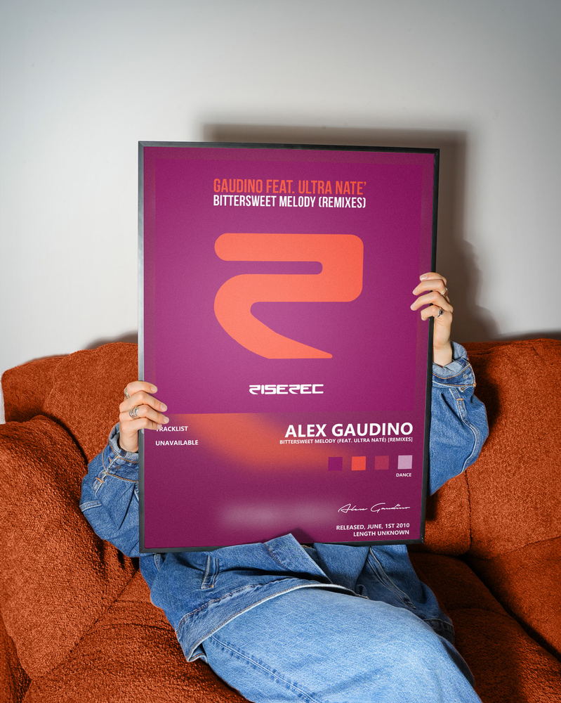 Music poster: Alex Gaudino - Bittersweet Melody feat Ultra Naté Remixes