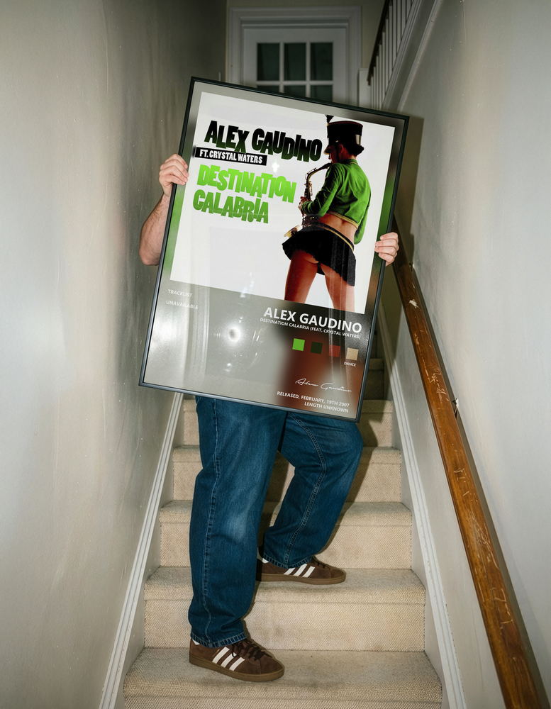 Music poster: Alex Gaudino - Destination Calabria feat Crystal Waters
