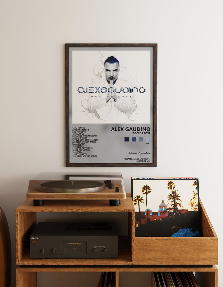Music poster: Alex Gaudino - Doctor Love