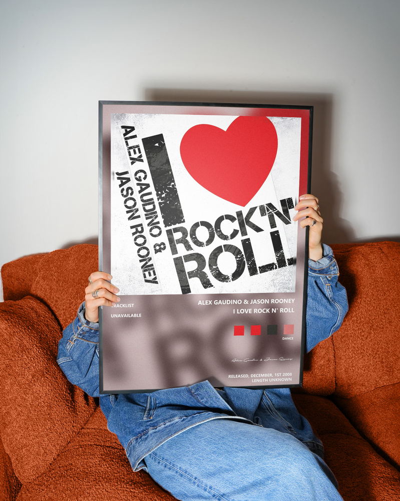 Music poster: Alex Gaudino Jason Rooney - I Love Rock N Roll