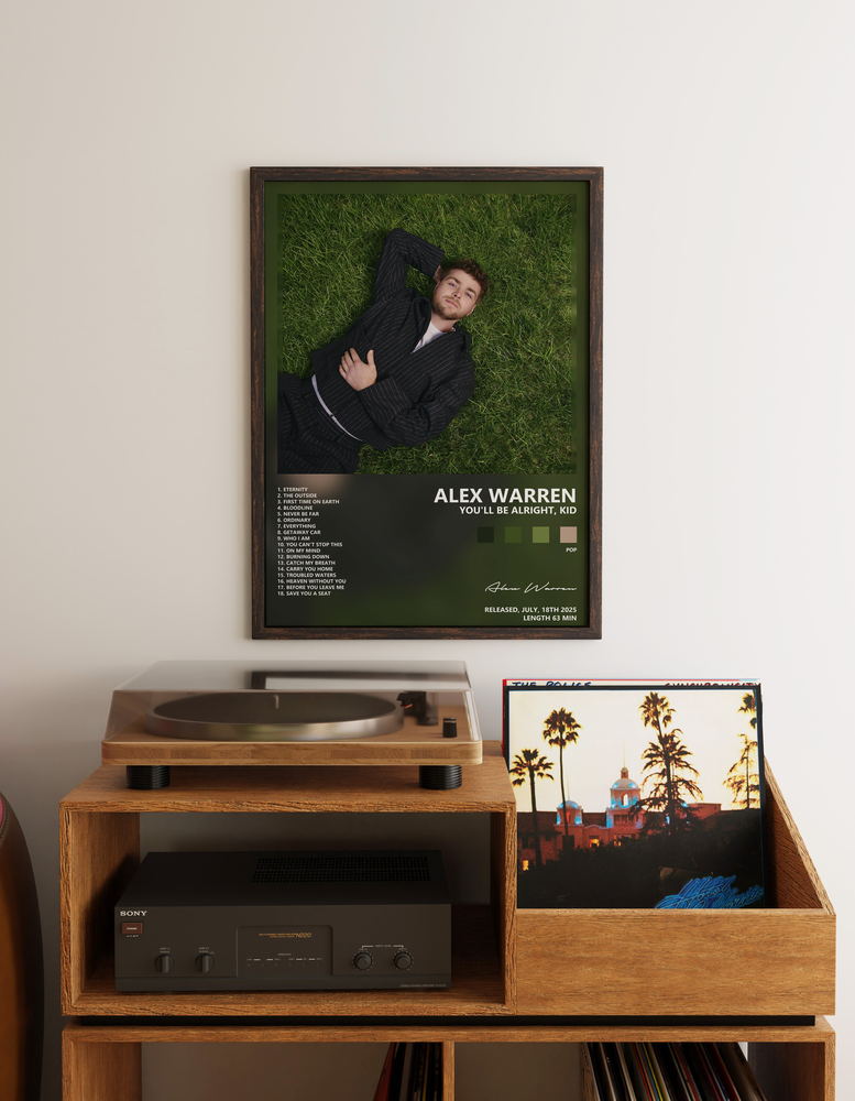 Music poster: Alex Warren - Youll Be Alright Kid