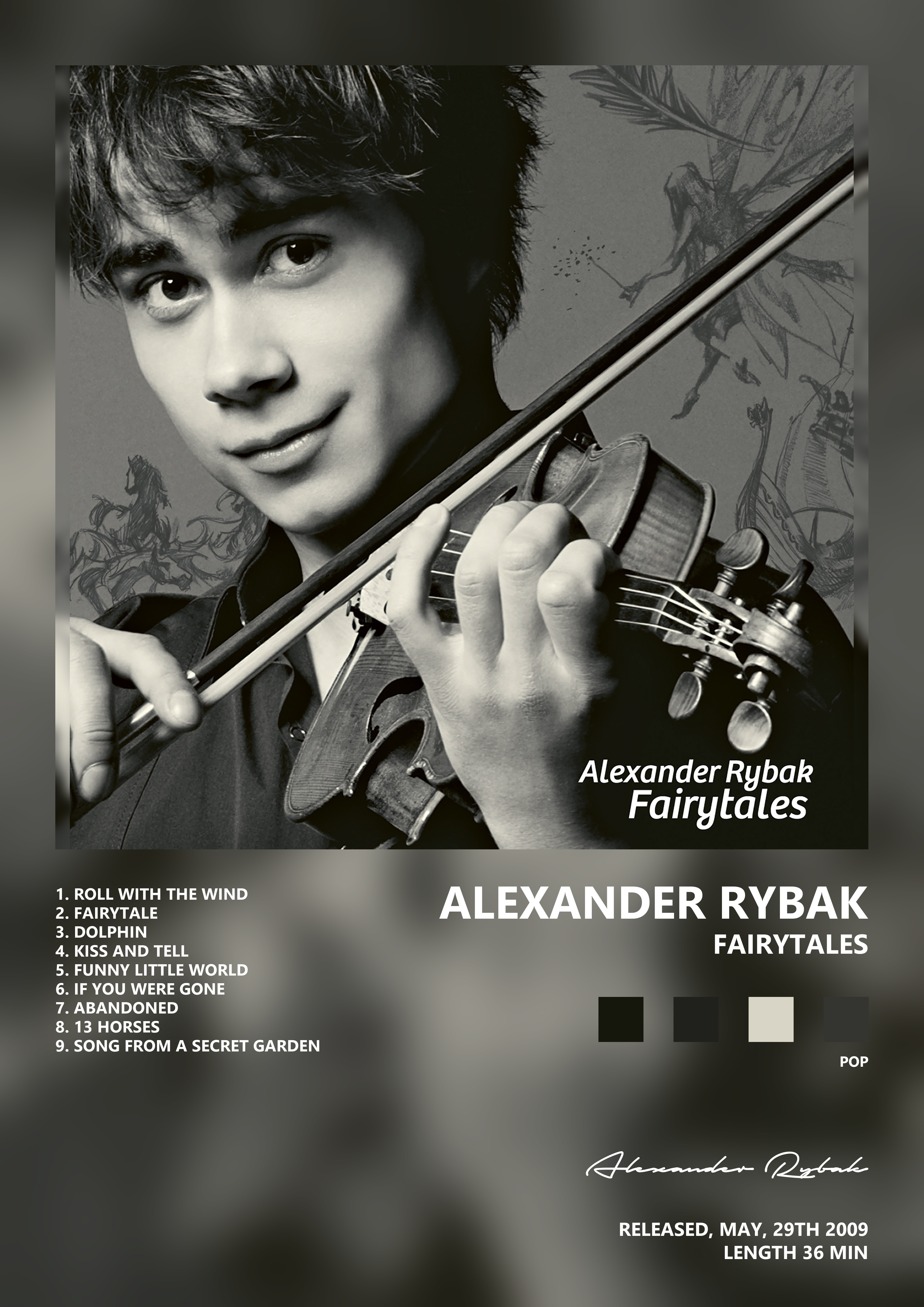 Music poster: Alexander Rybak - Fairytales