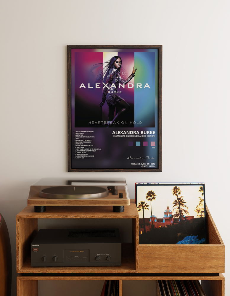 Music poster: Alexandra Burke - Heartbreak On Hold Expanded Edition
