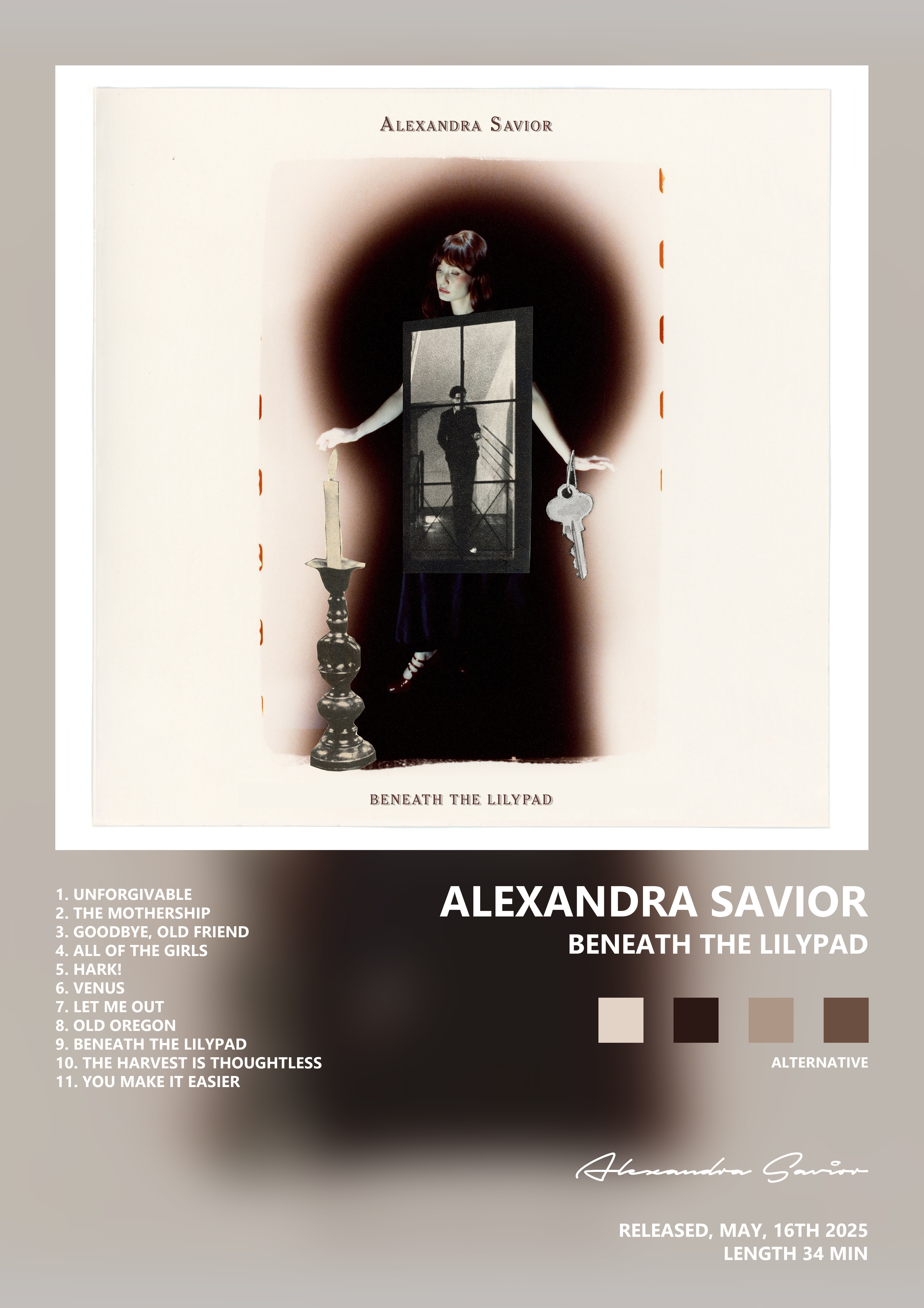 Music poster: Alexandra Savior - Beneath The Lilypad