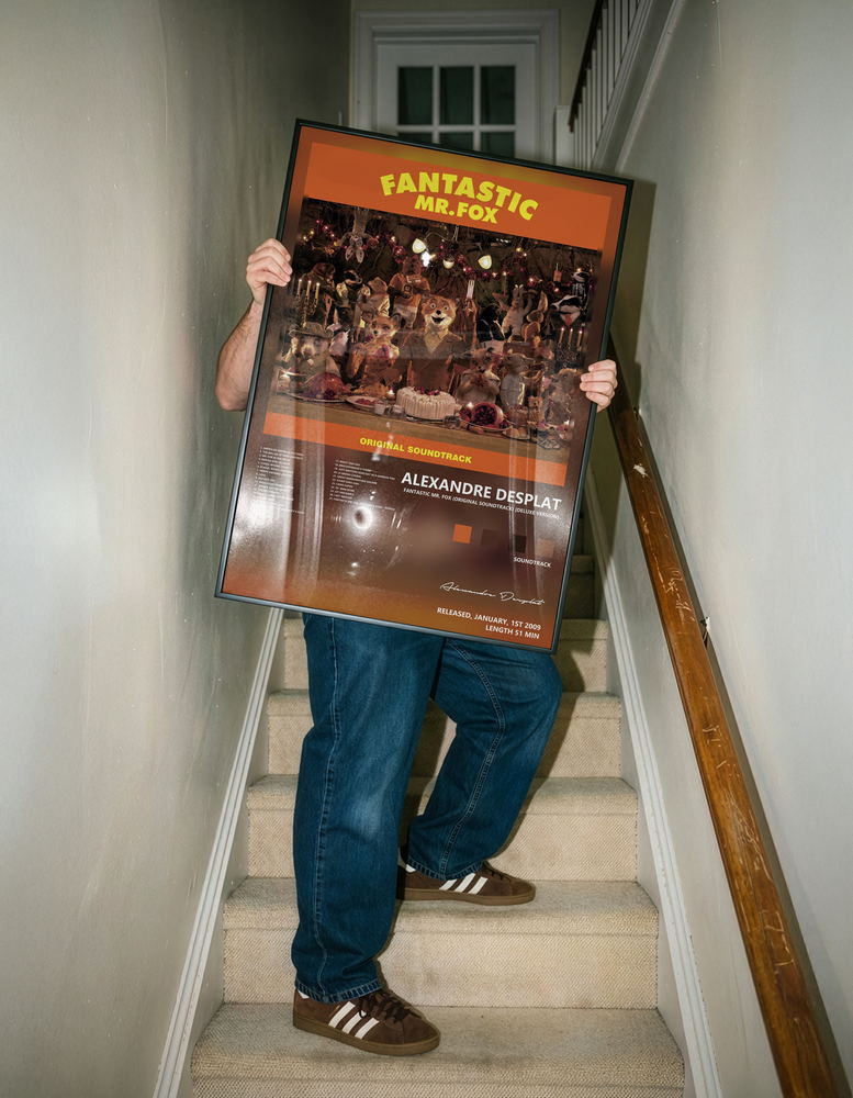 Music poster: Alexandre Desplat - Fantastic Mr Fox Original Soundtrack Deluxe Version