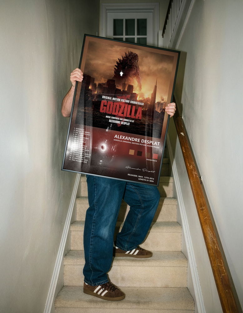 Music poster: Alexandre Desplat - Godzilla Original Motion Picture Soundtrack