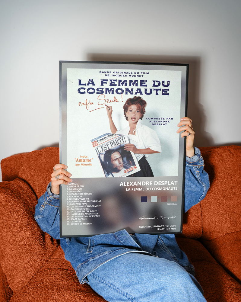 Music poster: Alexandre Desplat - La femme du cosmonaute
