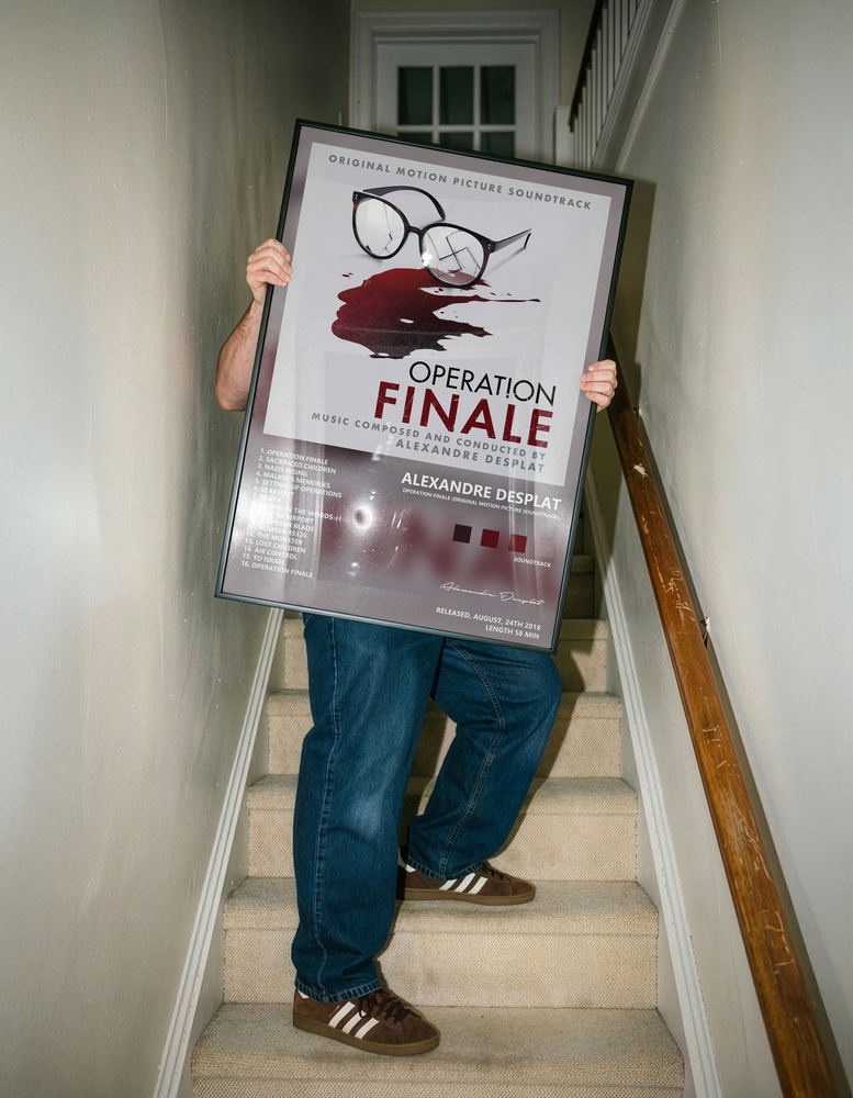 Music poster: Alexandre Desplat - Operation Finale Original Motion Picture Soundtrack