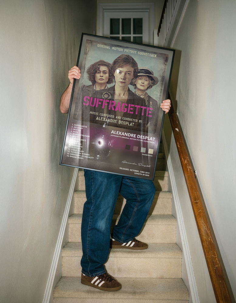 Music poster: Alexandre Desplat - Suffragette Original Motion Picture Soundtrack