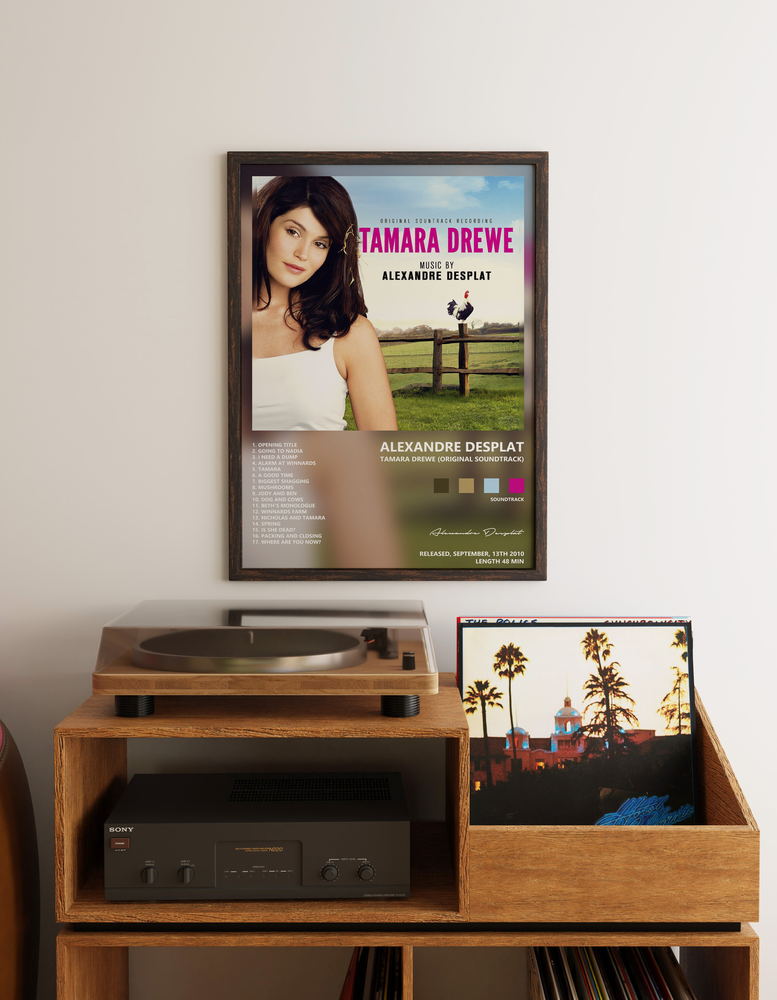 Music poster: Alexandre Desplat - Tamara Drewe Original Soundtrack