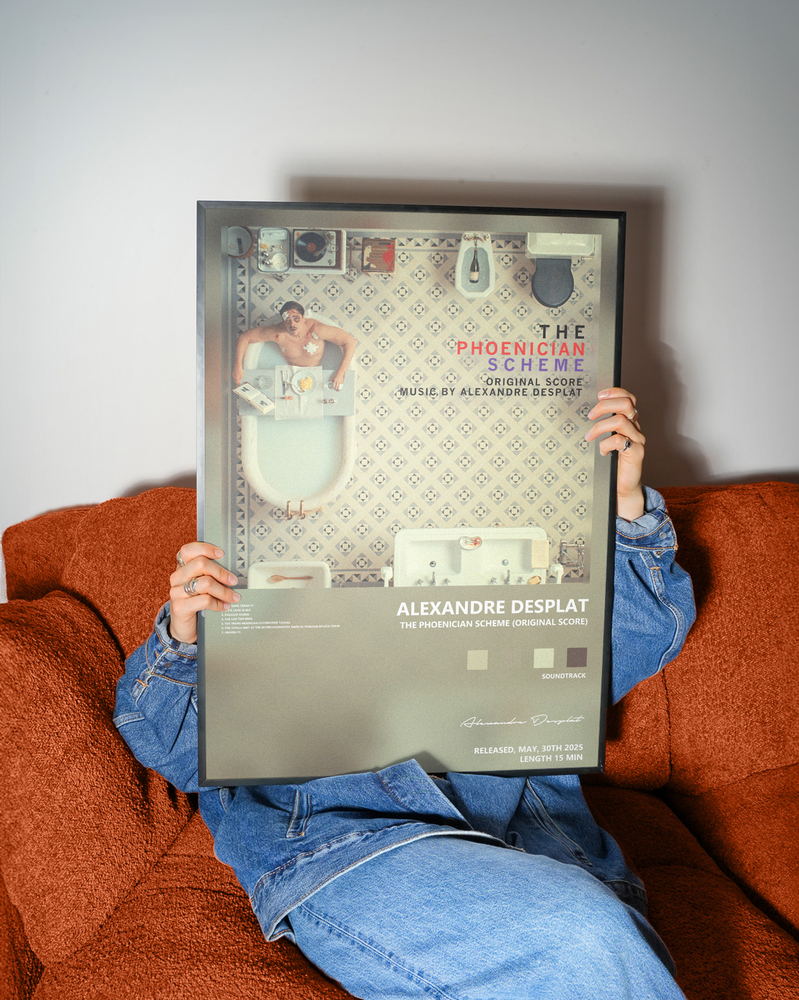 Music poster: Alexandre Desplat - The Phoenician Scheme Original Score