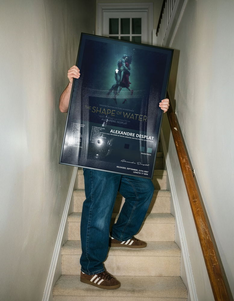 Music poster: Alexandre Desplat - The Shape of Water Original Motion Picture Soundtrack