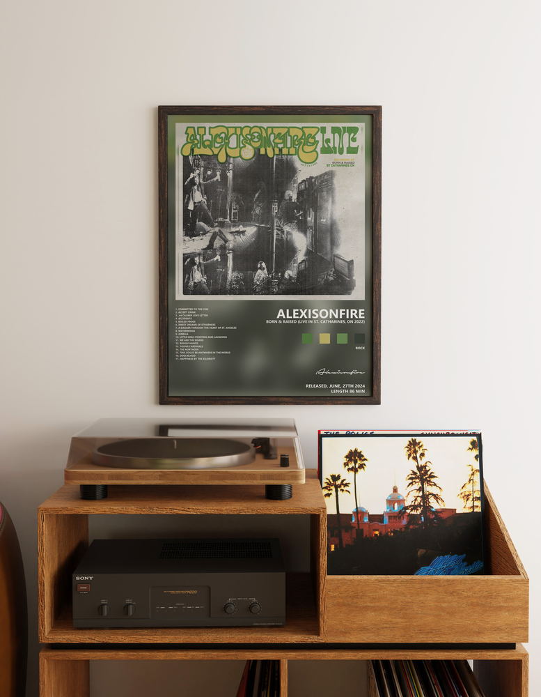 Music poster: Alexisonfire - Born Raised LIVE in St Catharines ON 2022
