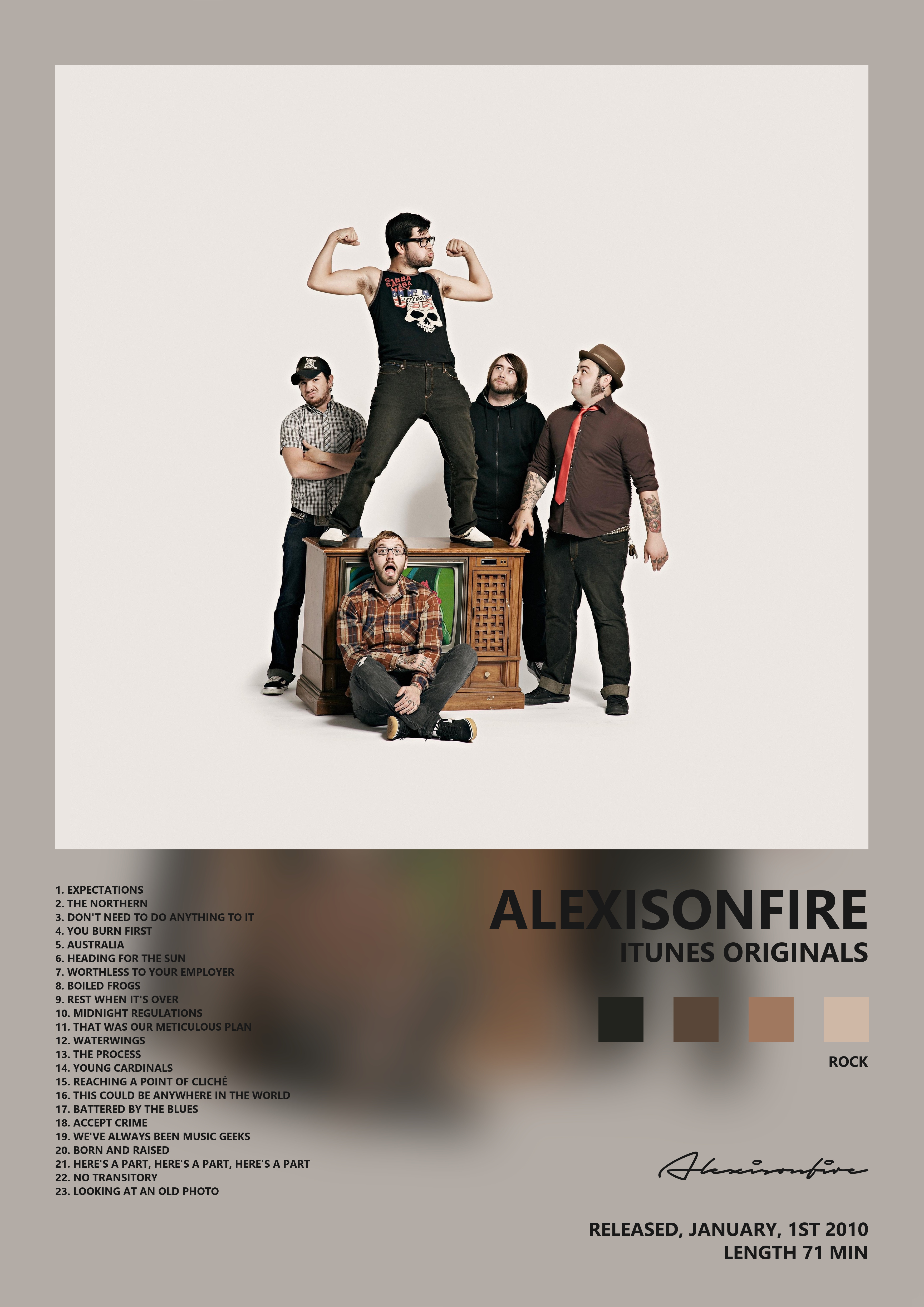 Music poster: Alexisonfire - iTunes Originals