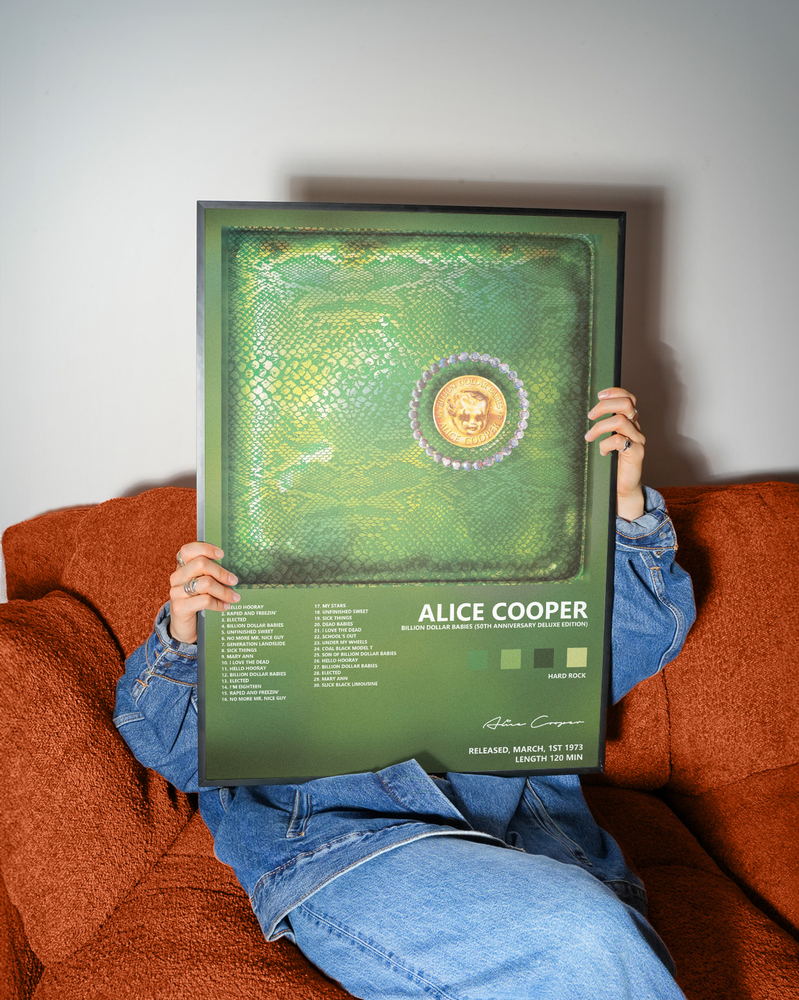 Music poster: Alice Cooper - Billion Dollar Babies 50th Anniversary Deluxe Edition