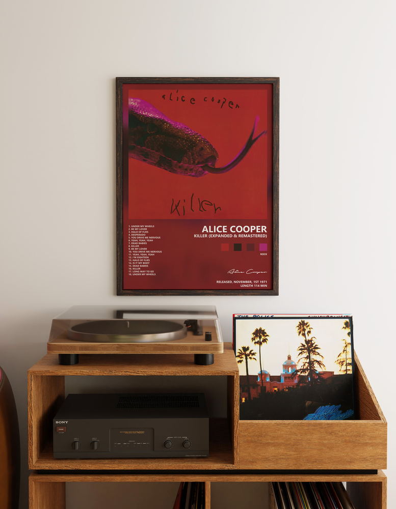 Music poster: Alice Cooper - Killer Expanded Remastered