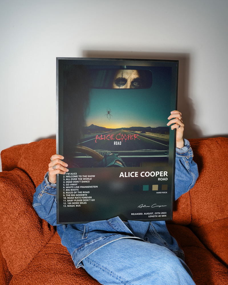 Music poster: Alice Cooper - Road