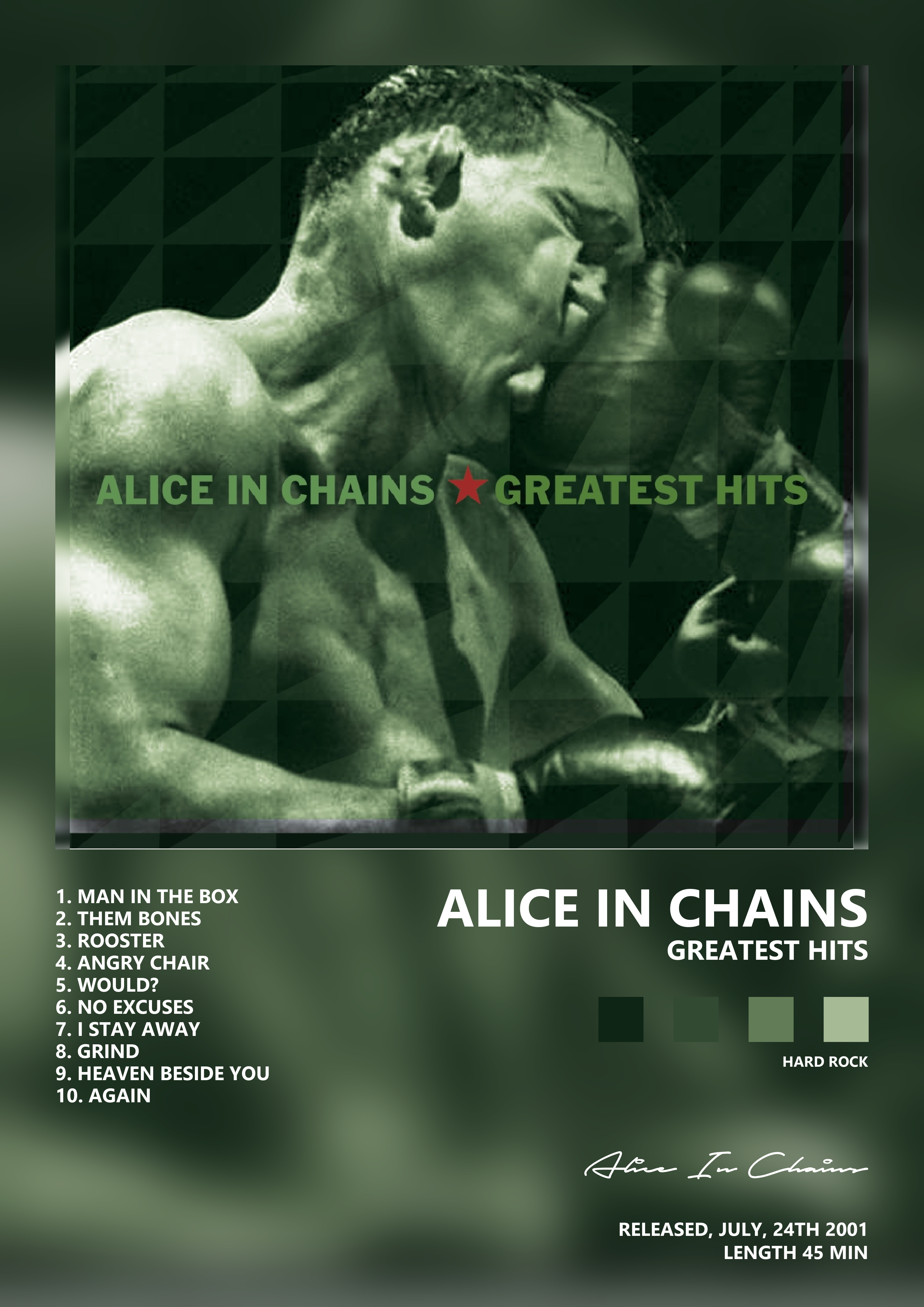 Music poster: Alice In Chains - Greatest Hits