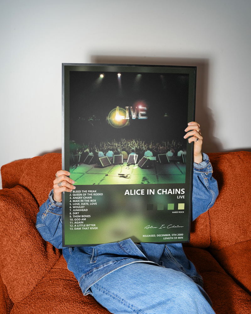 Music poster: Alice In Chains - Live