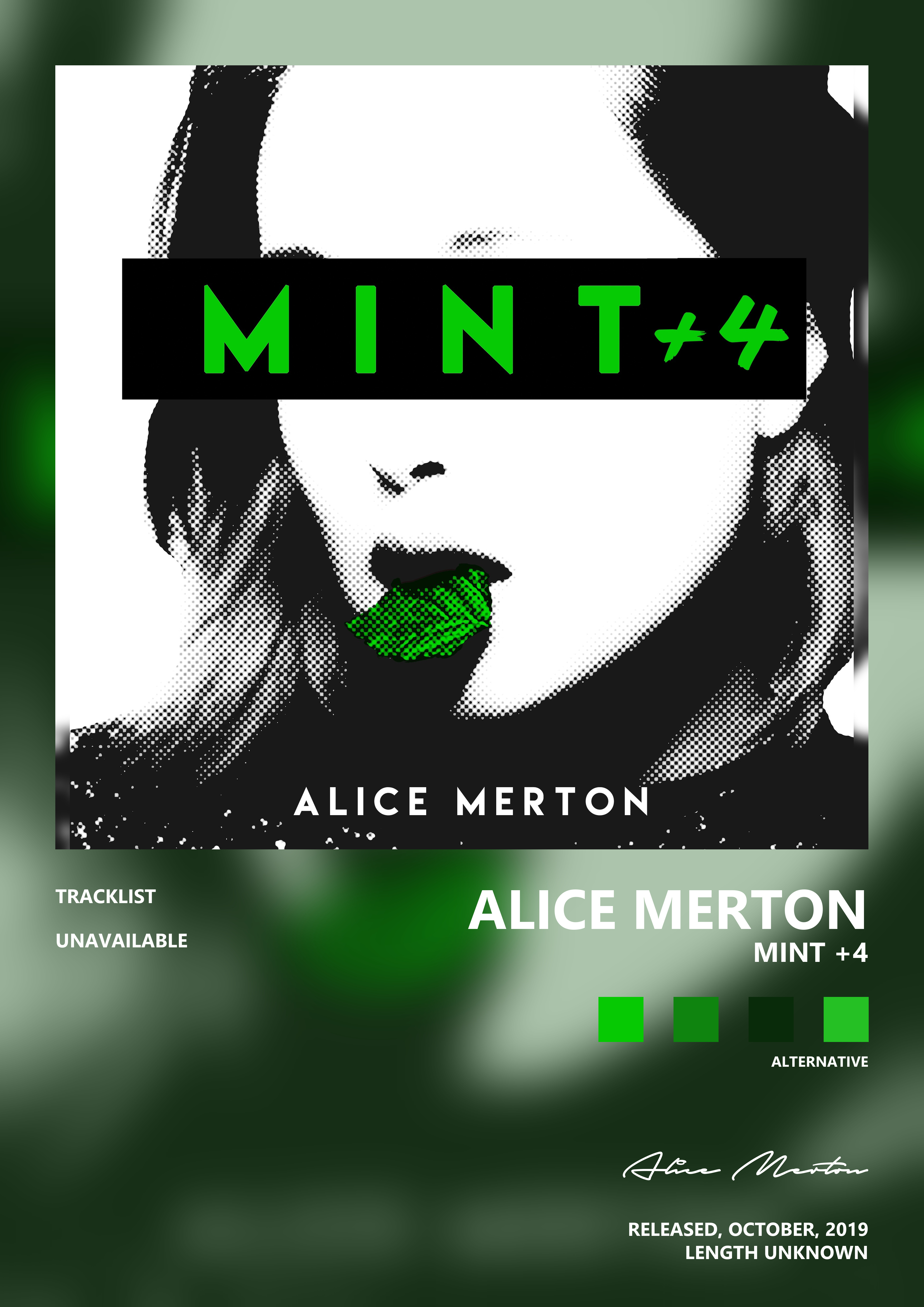 Music poster: Alice Merton - Mint 4