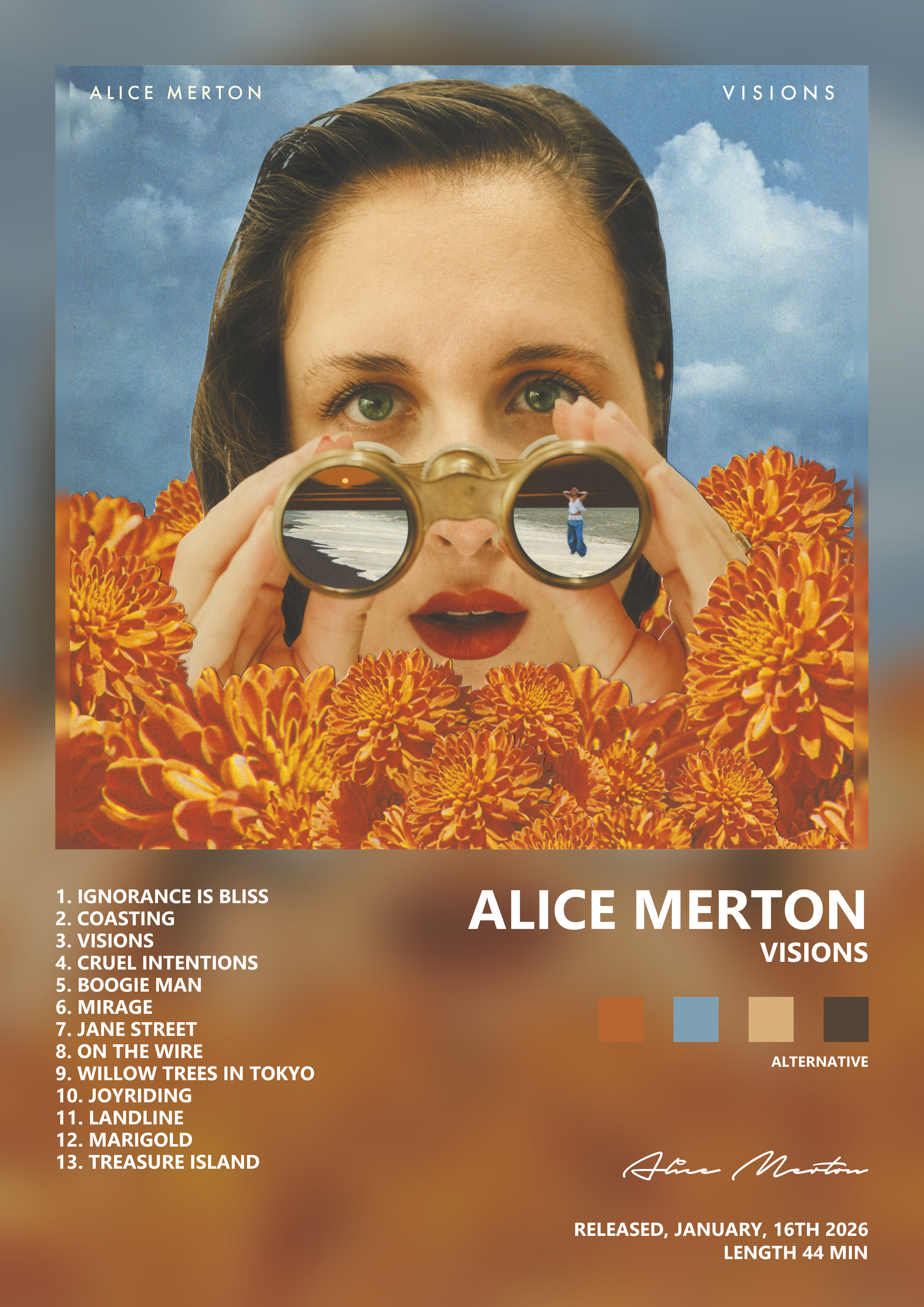 Music poster: Alice Merton - Visions