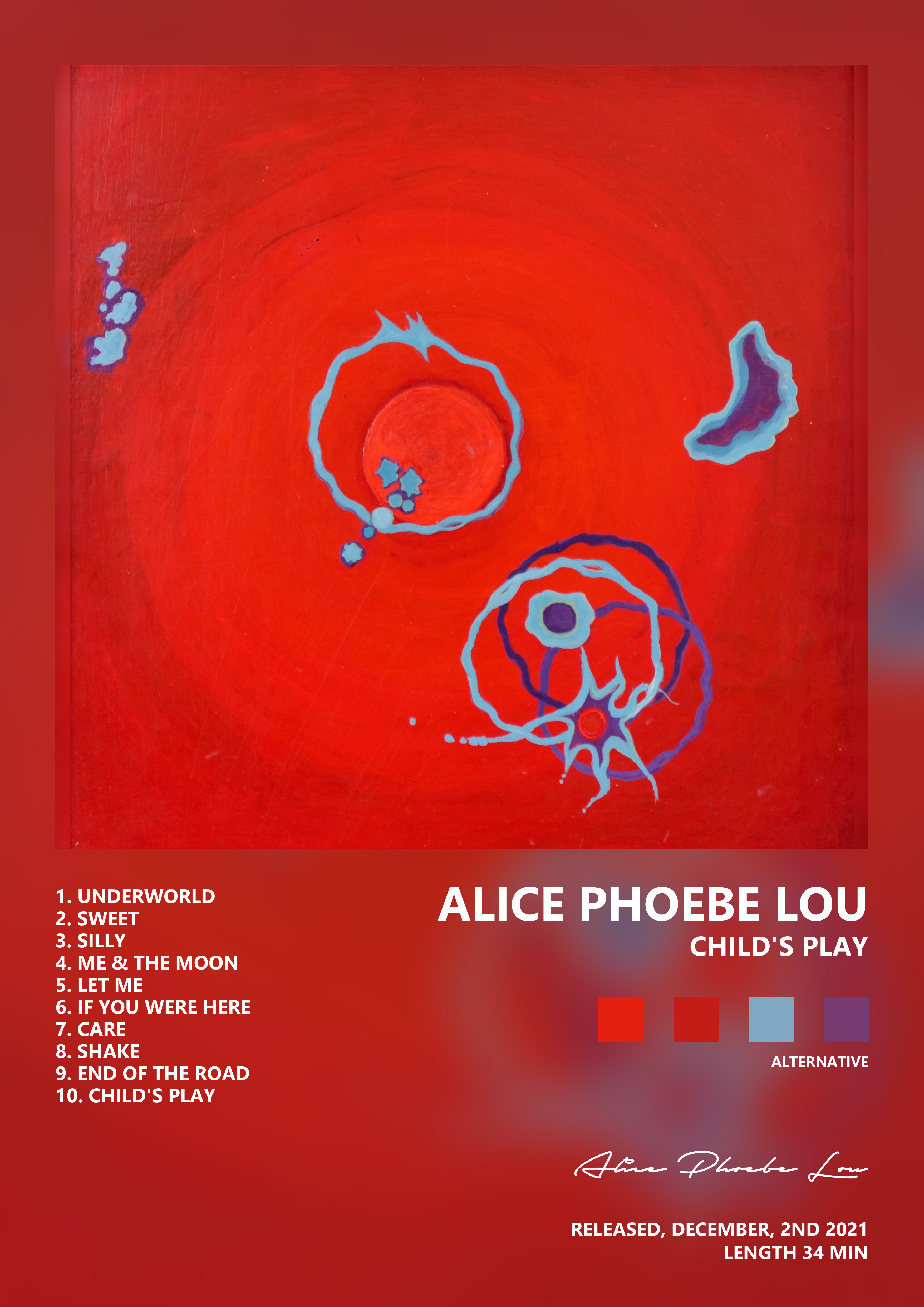 Music poster: Alice Phoebe Lou - Childs Play