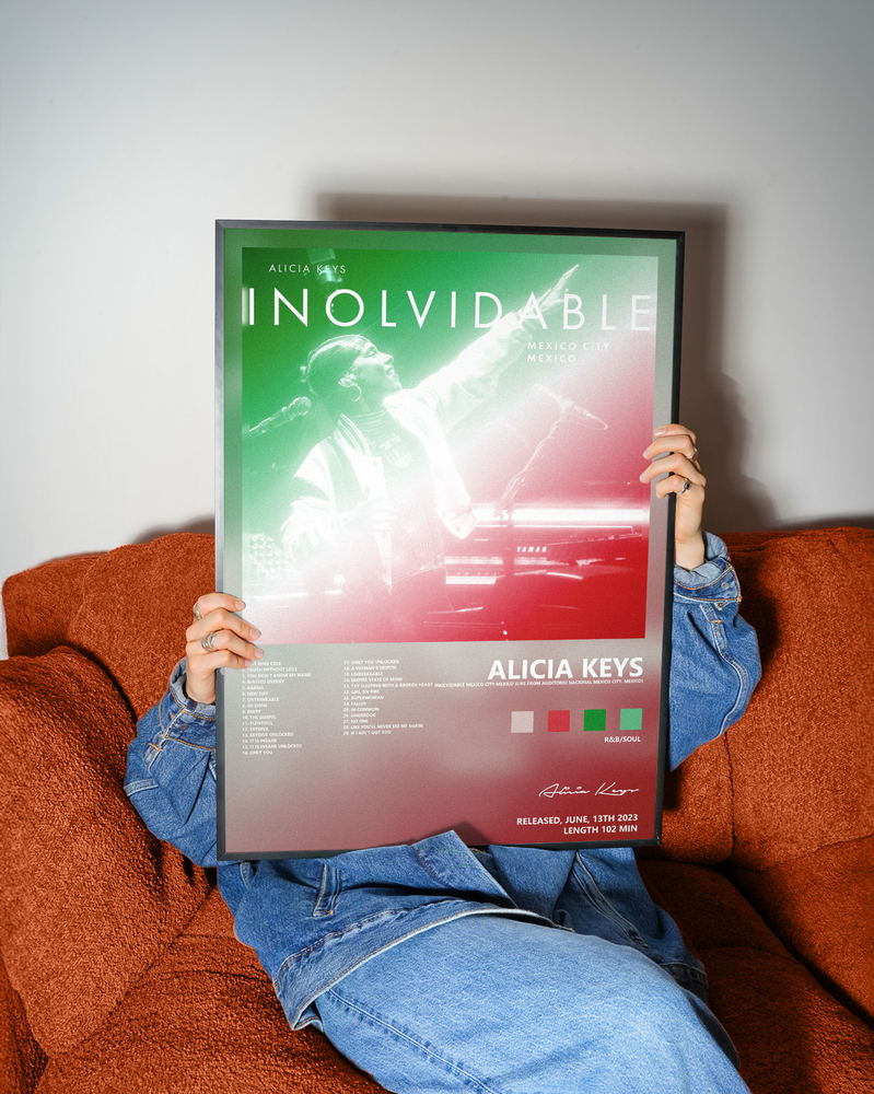 Music poster: Alicia Keys - Inolvidable Mexico City Mexico Live from Auditorio Nacional Mexico City Mexico