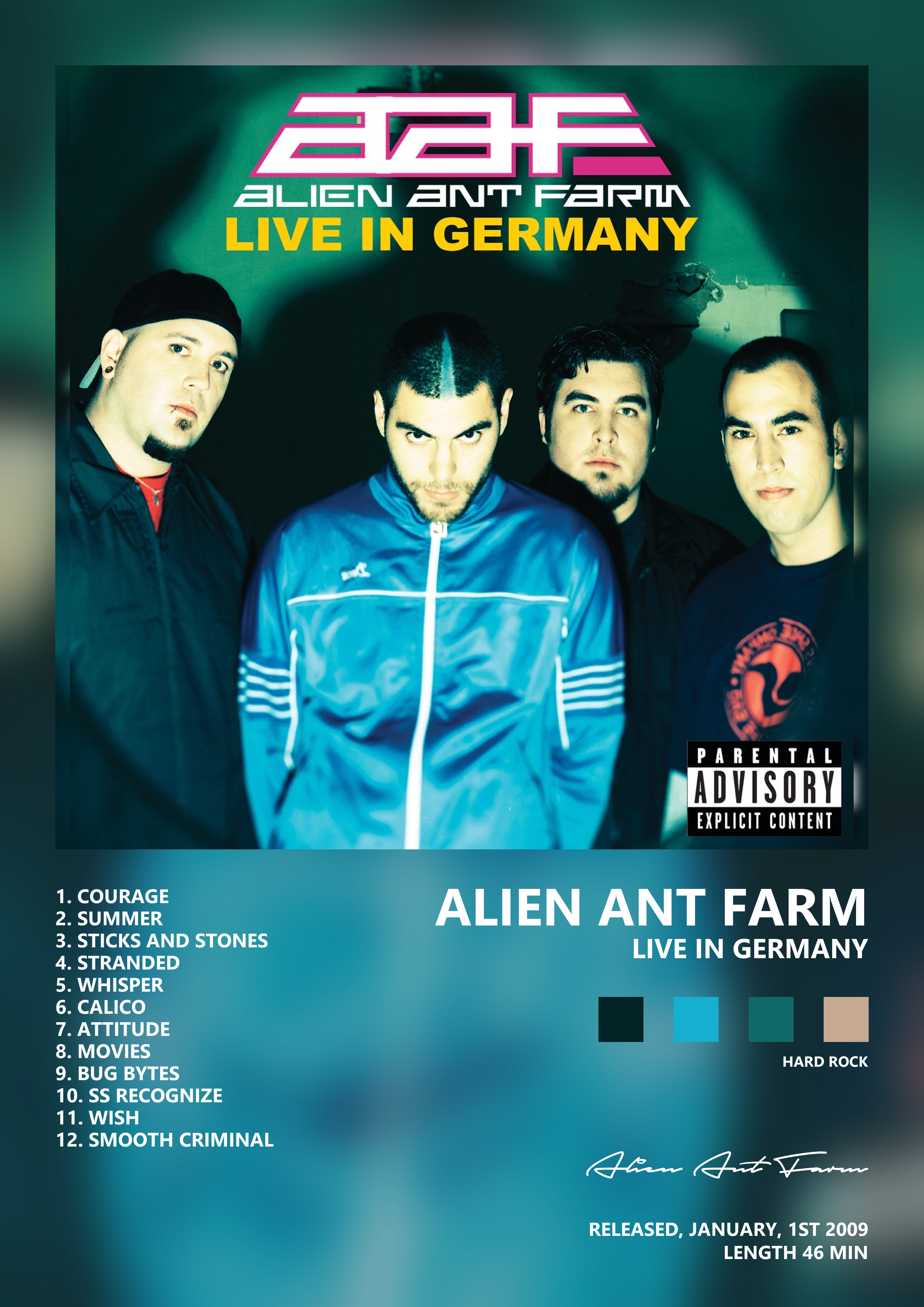 Music poster: Alien Ant Farm - Live In Germany
