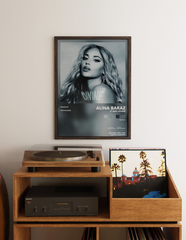 Music poster: Alina Baraz - It Was Divine