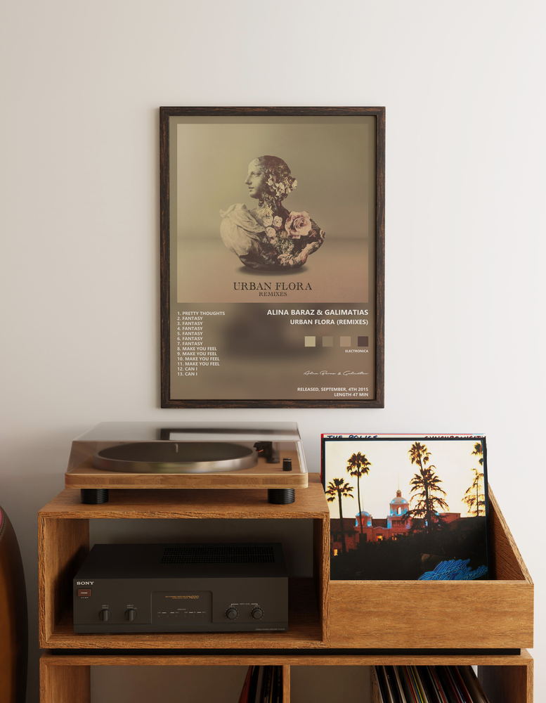 Music poster: Alina Baraz Galimatias - Urban Flora Remixes