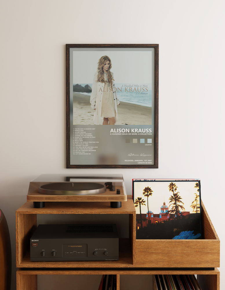 Music poster: Alison Krauss - A Hundred Miles or More A Collection