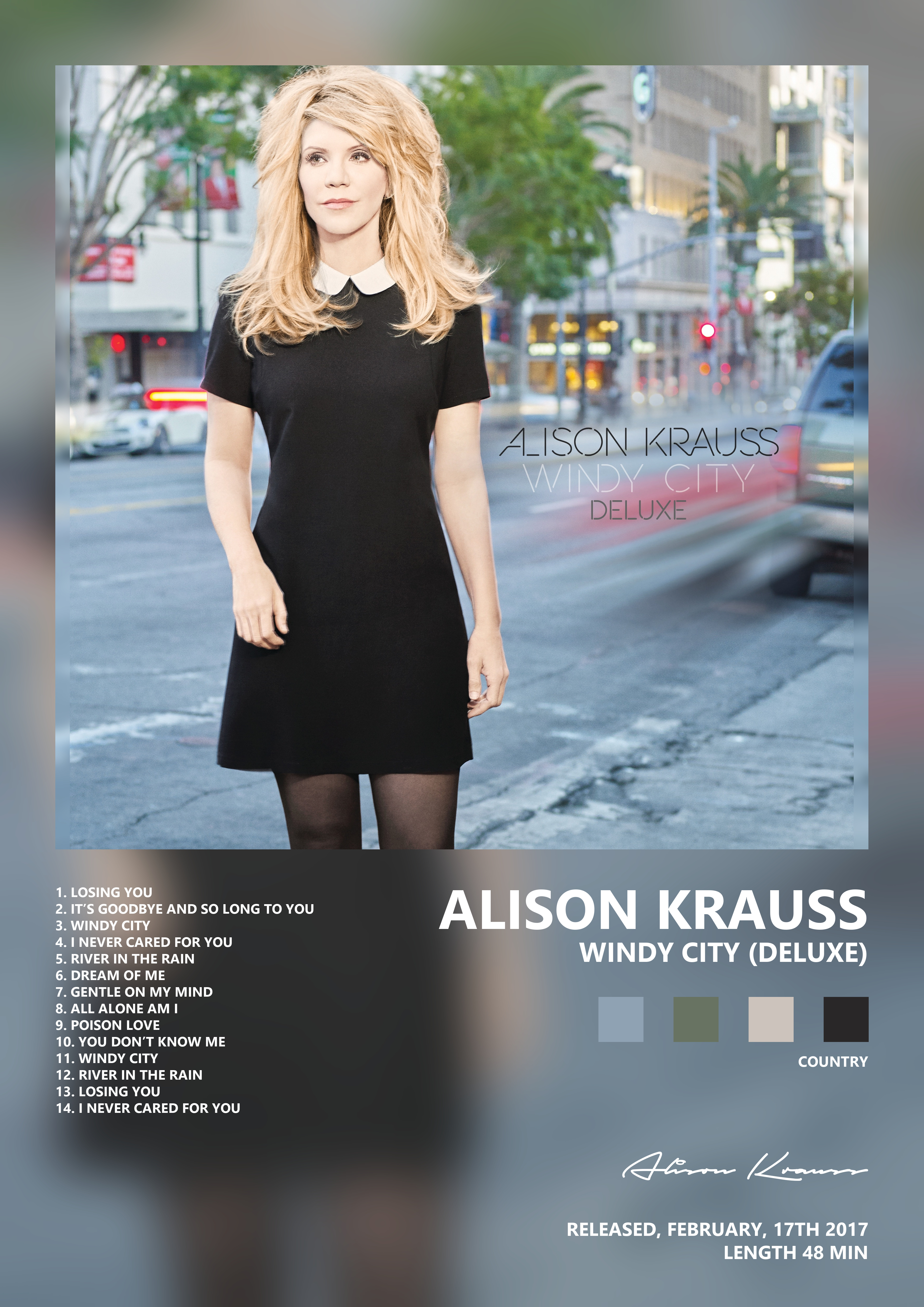 Music poster: Alison Krauss - Windy City Deluxe
