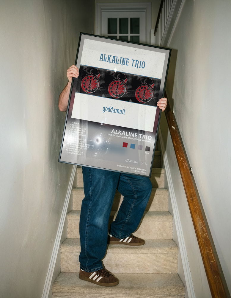 Music poster: Alkaline Trio - Goddamnit 2008 Remastered Version
