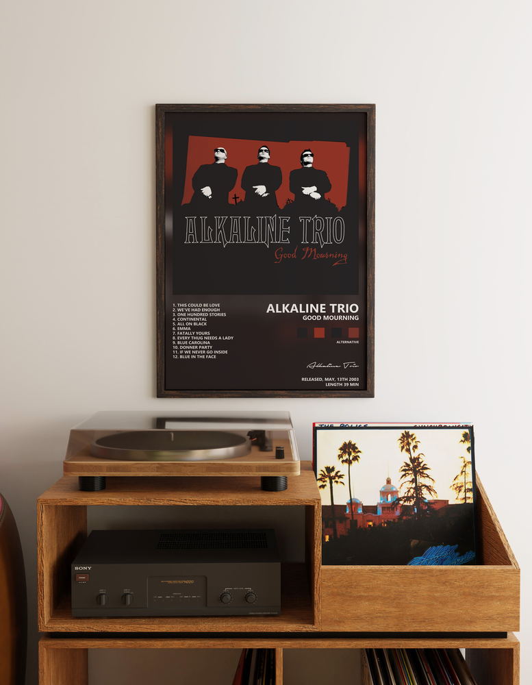 Music poster: Alkaline Trio - Good Mourning