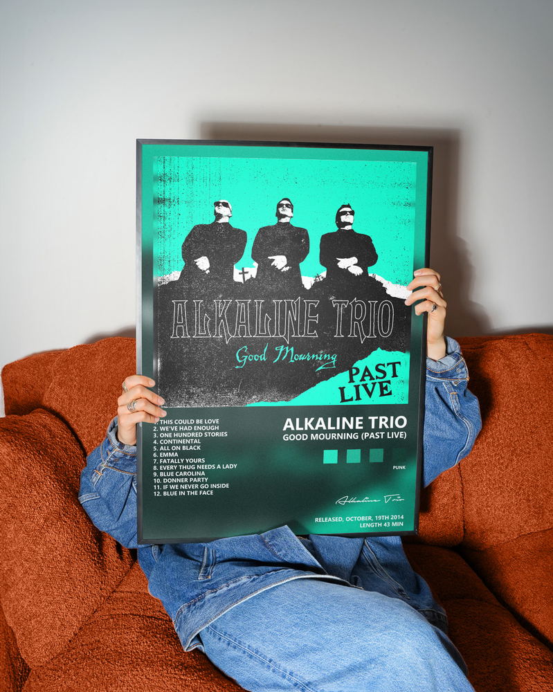 Music poster: Alkaline Trio - Good Mourning Past Live