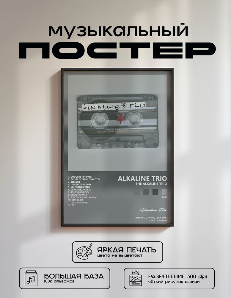 Music poster: Alkaline Trio - The Alkaline Trio