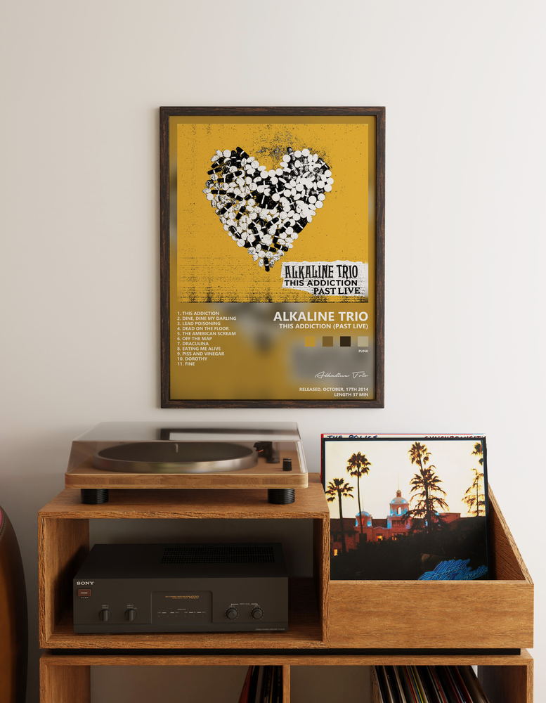 Music poster: Alkaline Trio - This Addiction Past Live