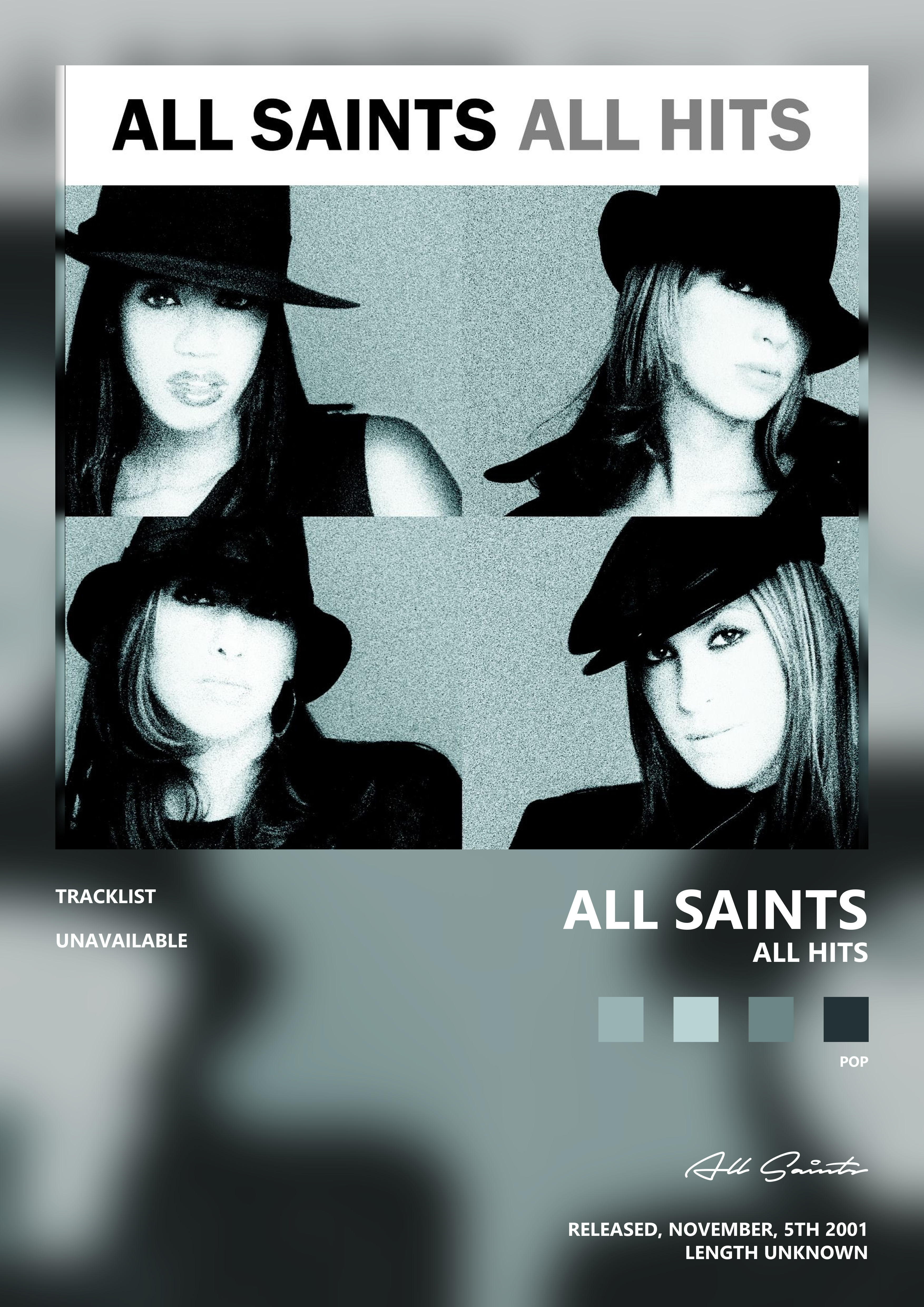 Music poster: All Saints - All Hits