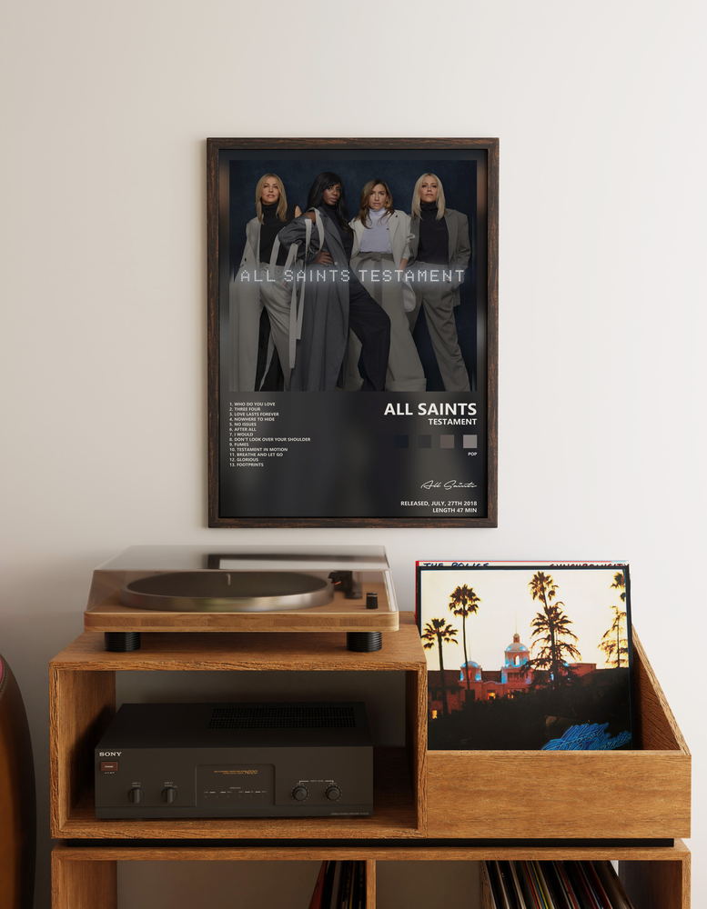 Music poster: All Saints - Testament