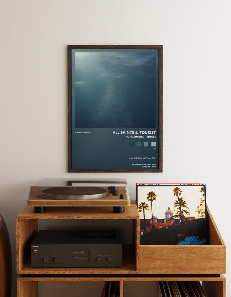 Music poster: All Saints Tourist - Pure Shores - Single
