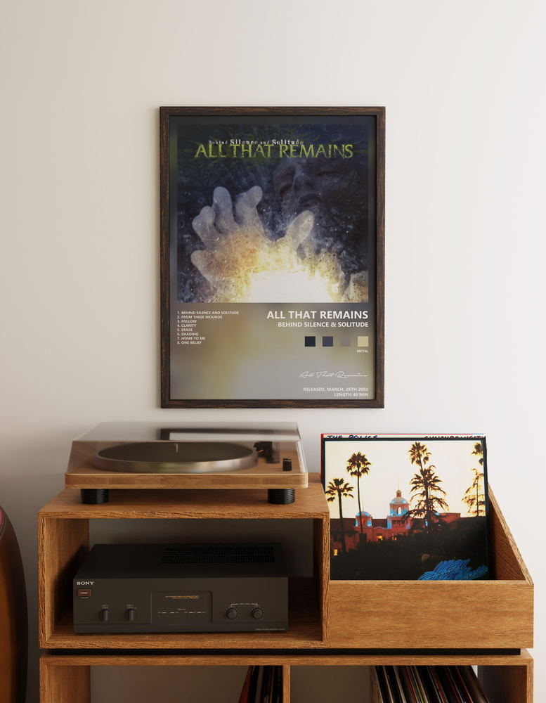 Music poster: All That Remains - Behind Silence Solitude