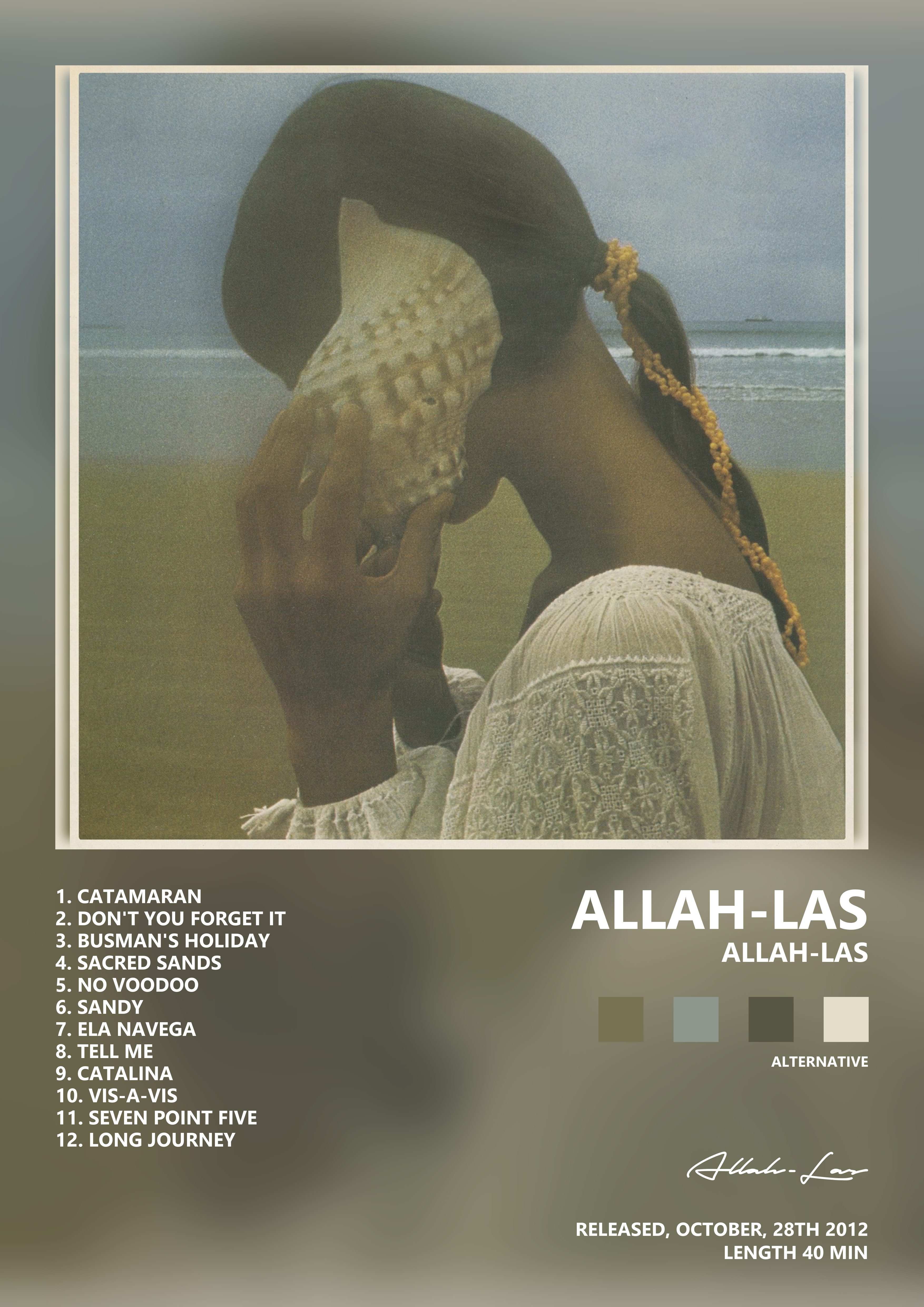 Music poster: Allah-Las - Allah-Las