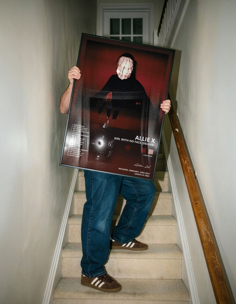 Music poster: Allie X - Girl With No Face Deluxe