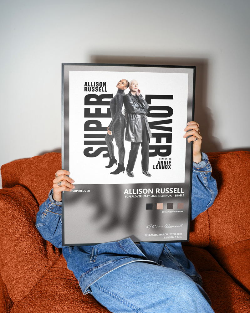 Music poster: Allison Russell - Superlover feat Annie Lennox - Single