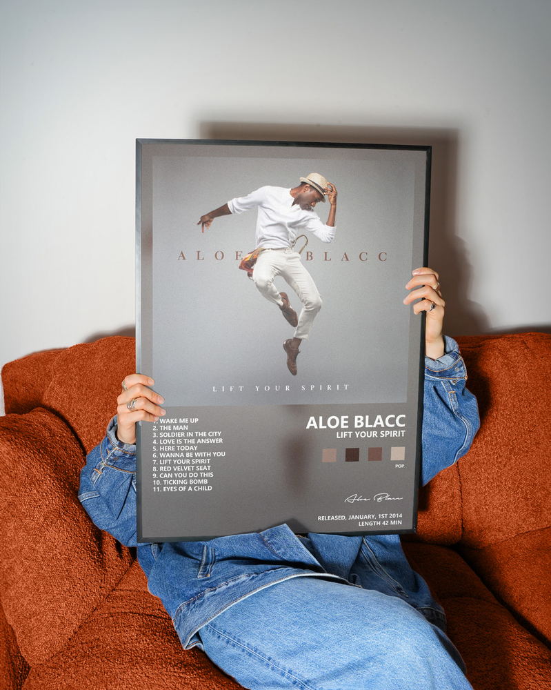Music poster: Aloe Blacc - Lift Your Spirit