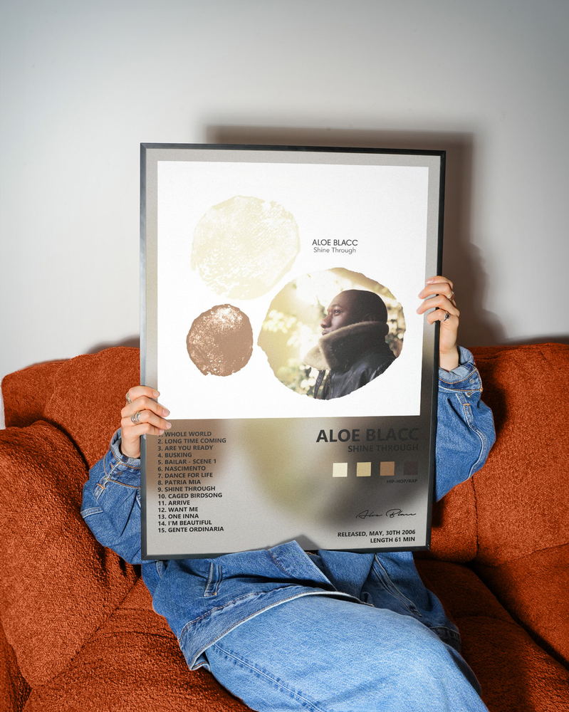 Music poster: Aloe Blacc - Shine Through