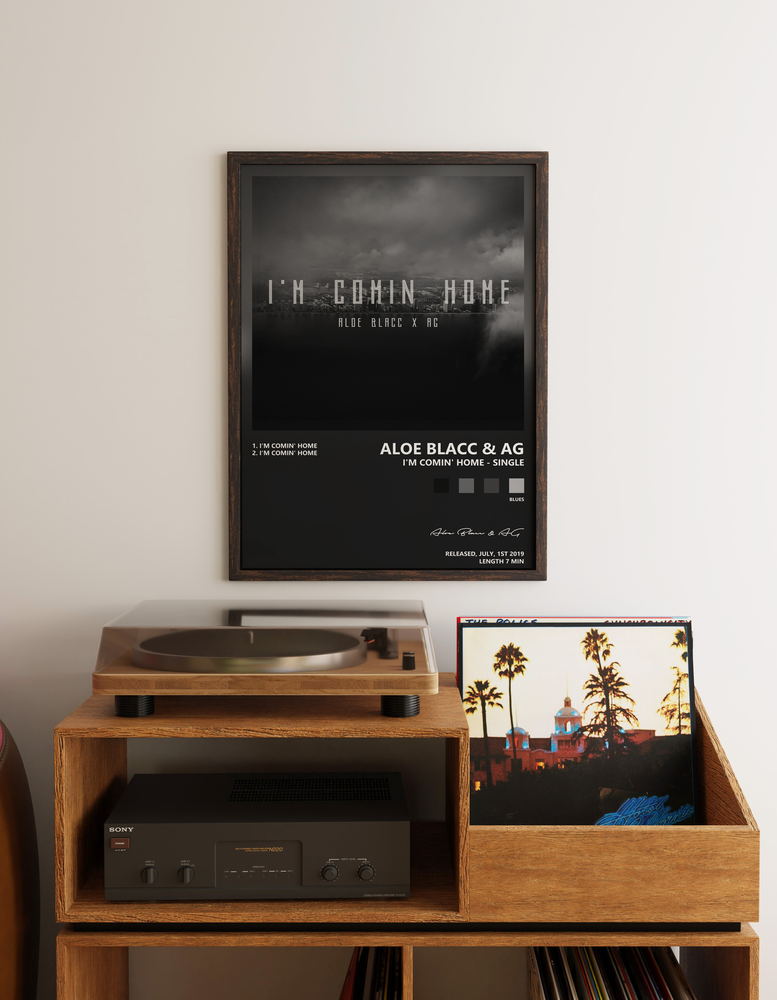 Music poster: Aloe Blacc AG - Im Comin Home - Single