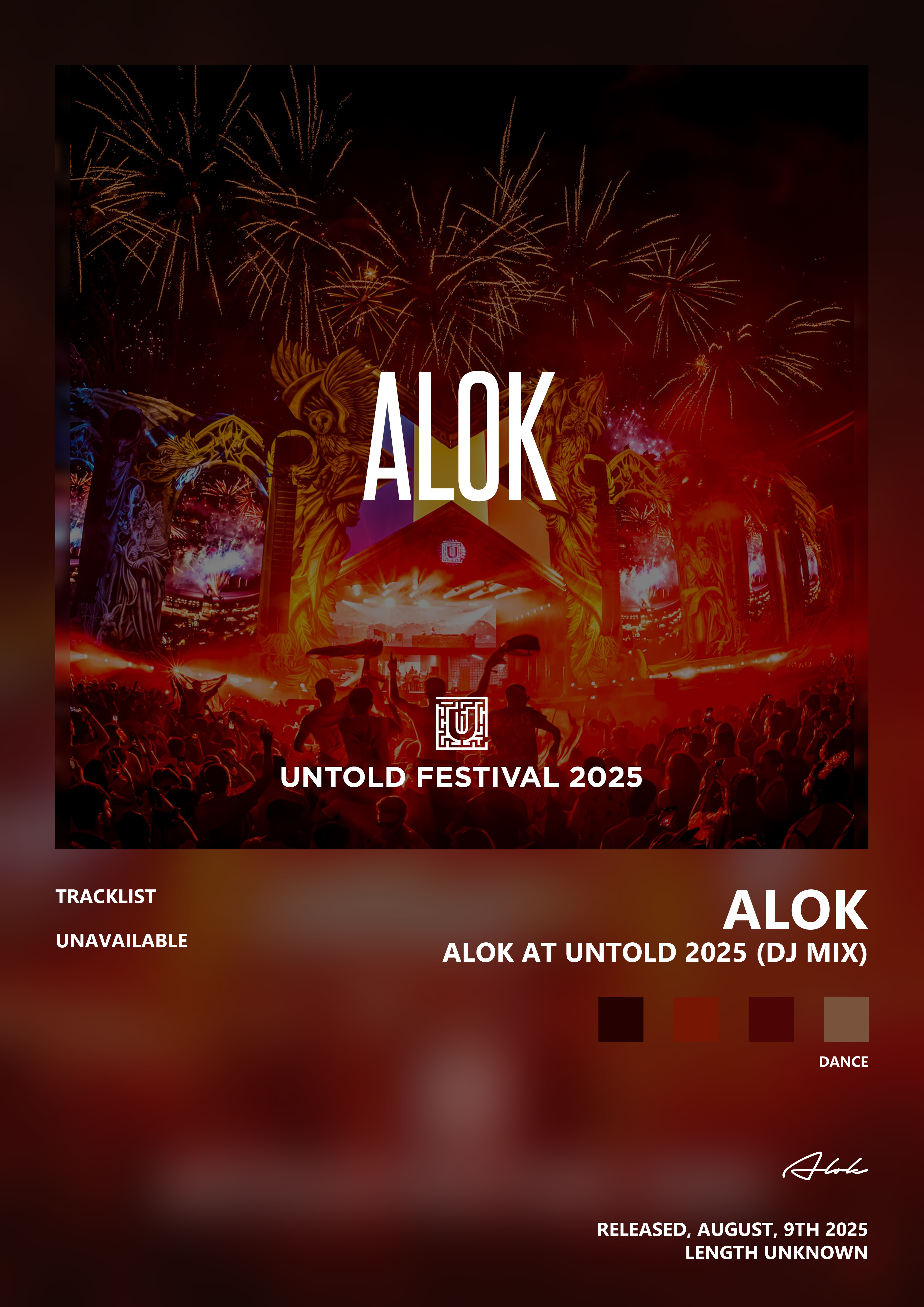 Music poster: Alok - Alok at UNTOLD 2025 DJ Mix