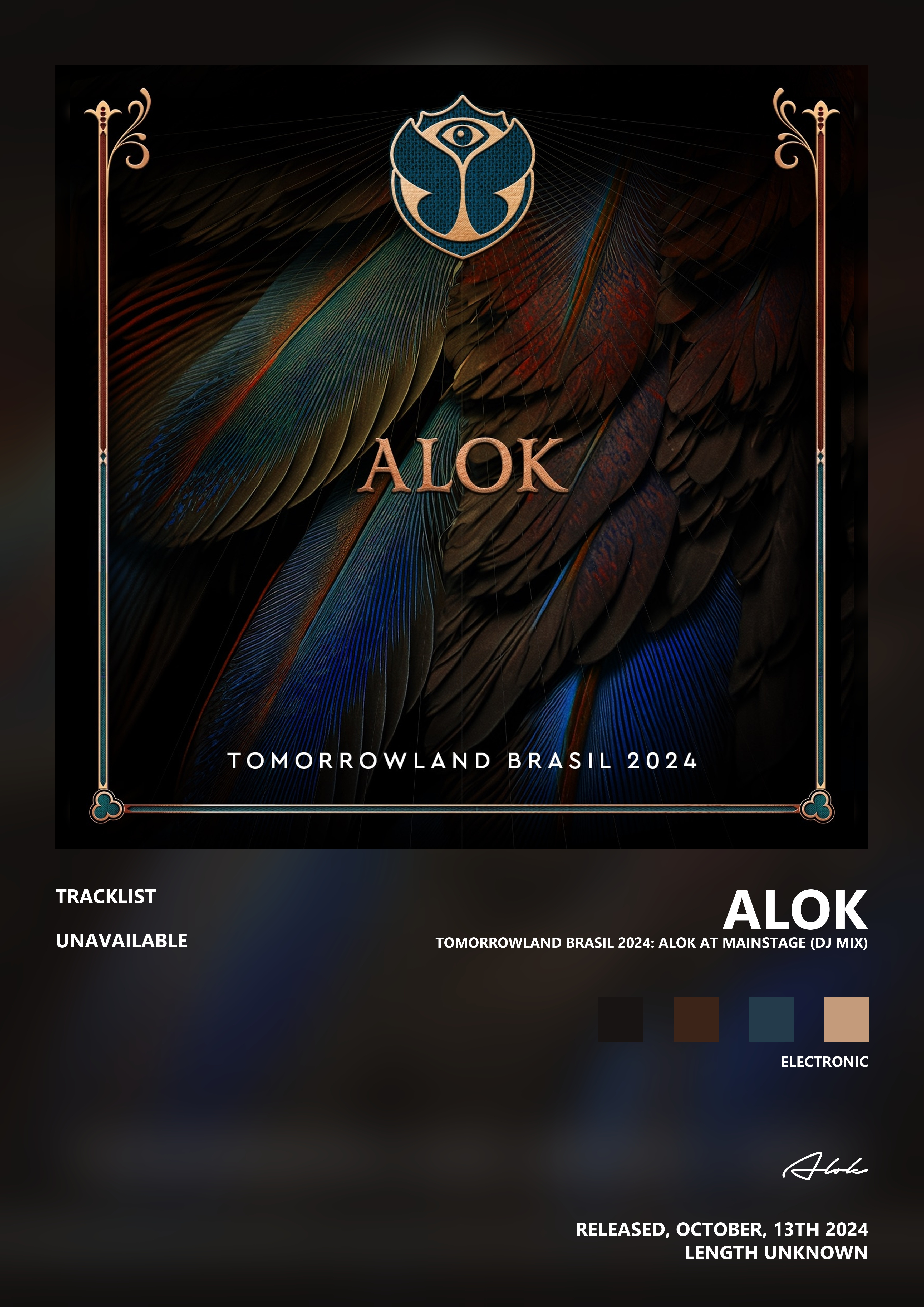 Music poster: Alok - Tomorrowland Brasil 2024 Alok at Mainstage DJ Mix